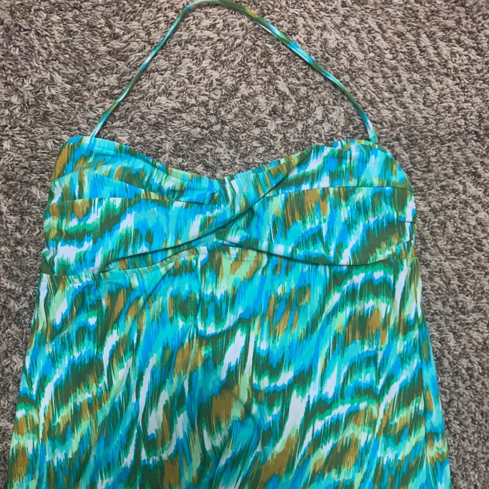 Multi Color Bathing Suit Top